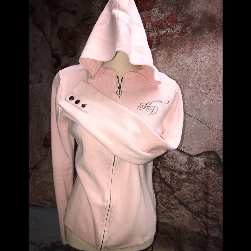 Harley Davidson Pink Knit Jacket. Beautiful!!!